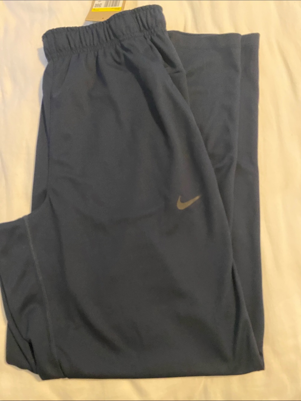 Nike mens Navy Blue Joggers with Swoosh